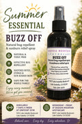 Buzz Off natural bug repellent spray
