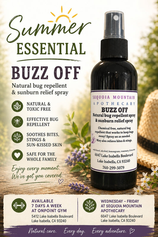 Buzz Off natural bug repellent spray